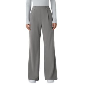 Halara Flex DayStretch HighWaisted Pocket Work Flare Pants Pull On Large Tall